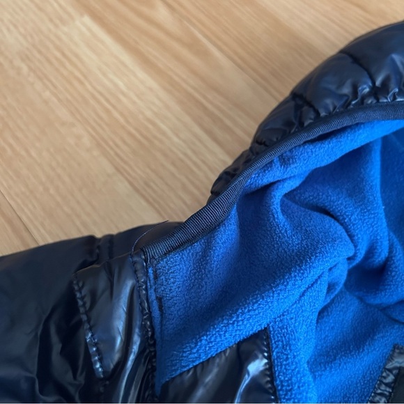 Nike Navy Hooded Quilted Puffer Jacket Youth 7 Large- Flaw - Picture 4 of 9